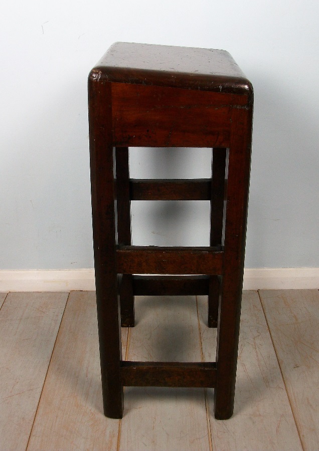 Tall Art Wooden Stool